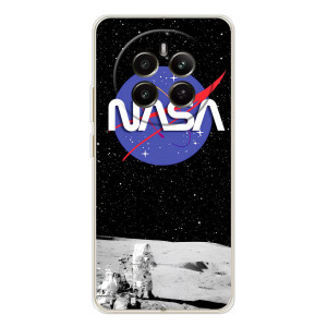 Силіконовый бампер з принтом "Наса" на RealMe 12 – Nasa на місяці