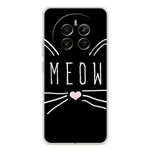 Бампер с изображением Котиков для Realme 12 – КОТИК MEOW
