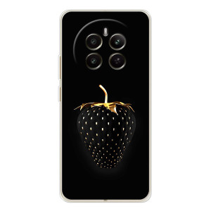 Чехол с изображением  вкусной еды для RealMe 12 – Чёрная клубника