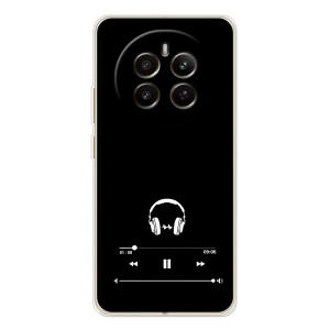 Чохол з картинками на чорному фоні для RealMe 12 – Плеєр
