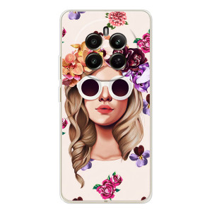 Чехол с картинкой Модные Девчонки RealMe 12 – Девушка в очках
