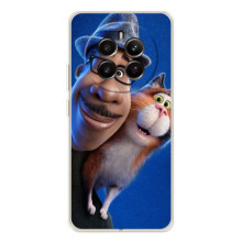 Чехол с принтом Душа на RealMe 12 – Джо и кот