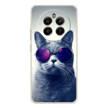 Чохол з принтом для RealMe 12 (AlphaPrint) Модні коти (Стильний кіт)