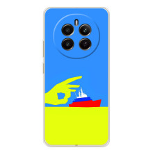 Чехол с принтом (Русский корабль...) для РеаlMe 12 (AlphaPrint) – Щелбан кораблю