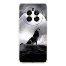 Чохол з Вовком на RealMe 12 (Вовк і місяць)