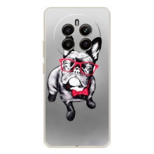 Чохол (ТПУ) Милі песики для RealMe 12 (Бульдог в окулярах)