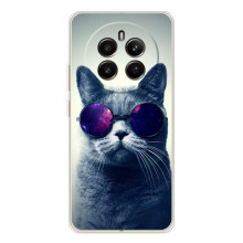 Чехол с милыми котиками на РеалМе 12 – Стильный кот