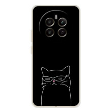 Чохол з малюнком кіт на RealMe 12 (Байдужий кіт)