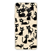 Чохол з малюнком кіт на RealMe 12 (Чорні коти)