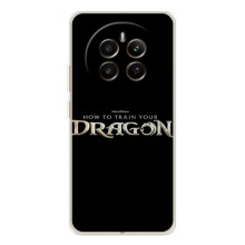 Чехол с принтом дракон Беззубик для РеалМе 12 – Надпись Дракон