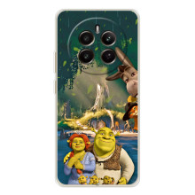 Друкований чохол з принтом Шрек для RealMe 12 – Шрек і Фіона