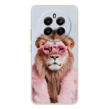 Чохол з принтом стильні тварини для РеаlMe 12 (Лев в окулярах)