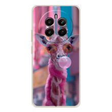 Чохол з принтом стильні тварини для РеаlMe 12 (Стильна жирафа)