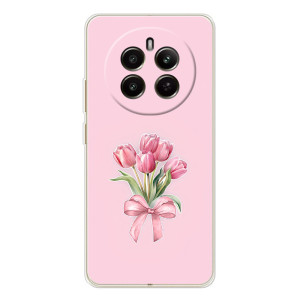 Чохол з розовим принтом для RealMe 12