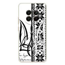 Чехол с украинским гербом на RealMe 12 – Герб с вишивкой