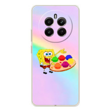 Силіконовий чохол Спанч Боб на РеаlMe 12 (Бургери)