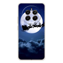 Новорічні Чохли для РеаlMe 12 (VPrint) (Санта - місяць)