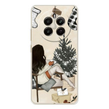 Різдвяні, Святкові Чохли для РеаlMe 12 (Дівчина з ялинкою)