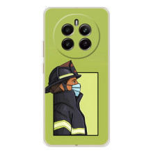 Силіконовий бампер (Працівники) на RealMe 12 (Пожежник)