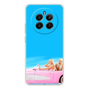 Силиконовый Чехол Барби Фильм на RealMe 12 (Барби и Кен)