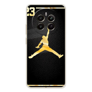 Силиконовый Чехол Nike Air Jordan на Realme 12 – Джордан 23