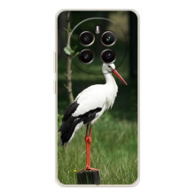 Силіконовий бампер з птичкою на RealMe 12 (Лелека)