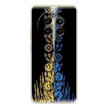 Силіконовый Чохол на RealMe 12 (Патріотична вишиванка)