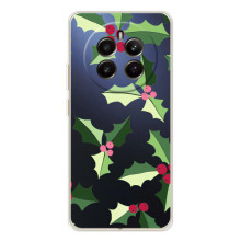 Зимні Чохли для РеаlMe 12 - прозорий фон – Різдвяний фон