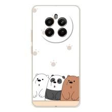 Чехлы с изображением разных животных для Realme 13 4G (Удивленные медвеженки)