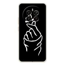 Чохол (Знак сердечка) для Realme 13 4G – Сердечко на чорному