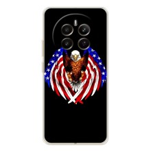 Чехол Флаг USA для Realme 13 4G – Крылья США