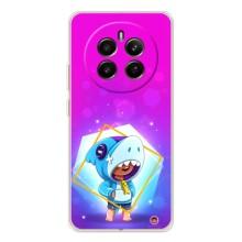 Чехол Бравл Старс для Realme 13 4G – Леон в костюме Акулы