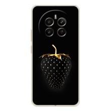 Чехол с изображением  вкусной еды для Realme 13 4G – Чёрная клубника