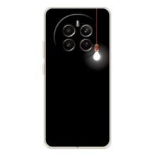 Чохол з картинками на чорному фоні для Realme 13 4G – Лампочка