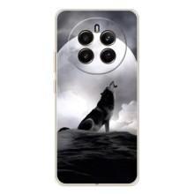 Чехол с Волком на Realme 13 4G – Волк и луна