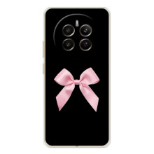 Чехол банты для Realme 13 4G – Бант на черном