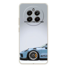 Чохол з авто Порше для Realme 13 4G – Блакитний Порше