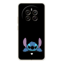 Чохол з принтом Стіч на Realme 13 4G – Стіч на чорному