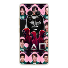 Чохол Гра в кальмара для Realme 13 4G – Персонажі гри кальмара