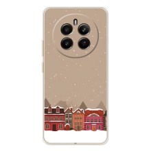 Новорічні, Святкові Чохли для Realme 13 4G - 2024 год (Зимове місто)