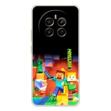 Чехлы для Realme 13 4G (Персонажи Майн Крафт) (Герой Майнкрафт)