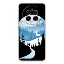 Силиконовый бампер на рождество для Realme 13 4G (Рождественский Олень)