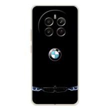 Силиконовый бампер с картинкой машины на Realme 13 4G – Черный BMW