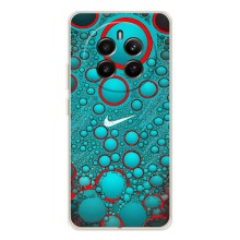 Силиконовый Чехол на Realme 13 4G с картинкой Nike (Найк зеленый)