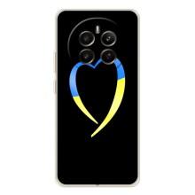 Силиконовый Чехол на Realme 13 4G (Я-Украина) – Украинское сердце