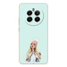 Силіконовый Чохол на Realme 13 4G з картинкой Модных девушек (В шапці)
