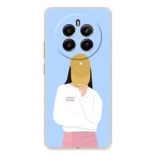 Силіконовый Чохол на Realme 13 4G з картинкой Модных девушек (Жовта кепка)