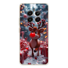 Яскравий чохол для Realme 13 4G з Зимові Оленята – Олень серед подарунків