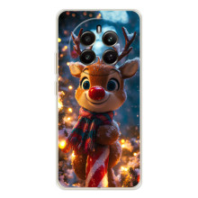 Яскравий чохол для Realme 13 4G з Зимові Оленята – Олень з шарфом