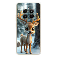 Яскравий чохол для Realme 13 4G з Зимові Оленята – Оленятко в лісі